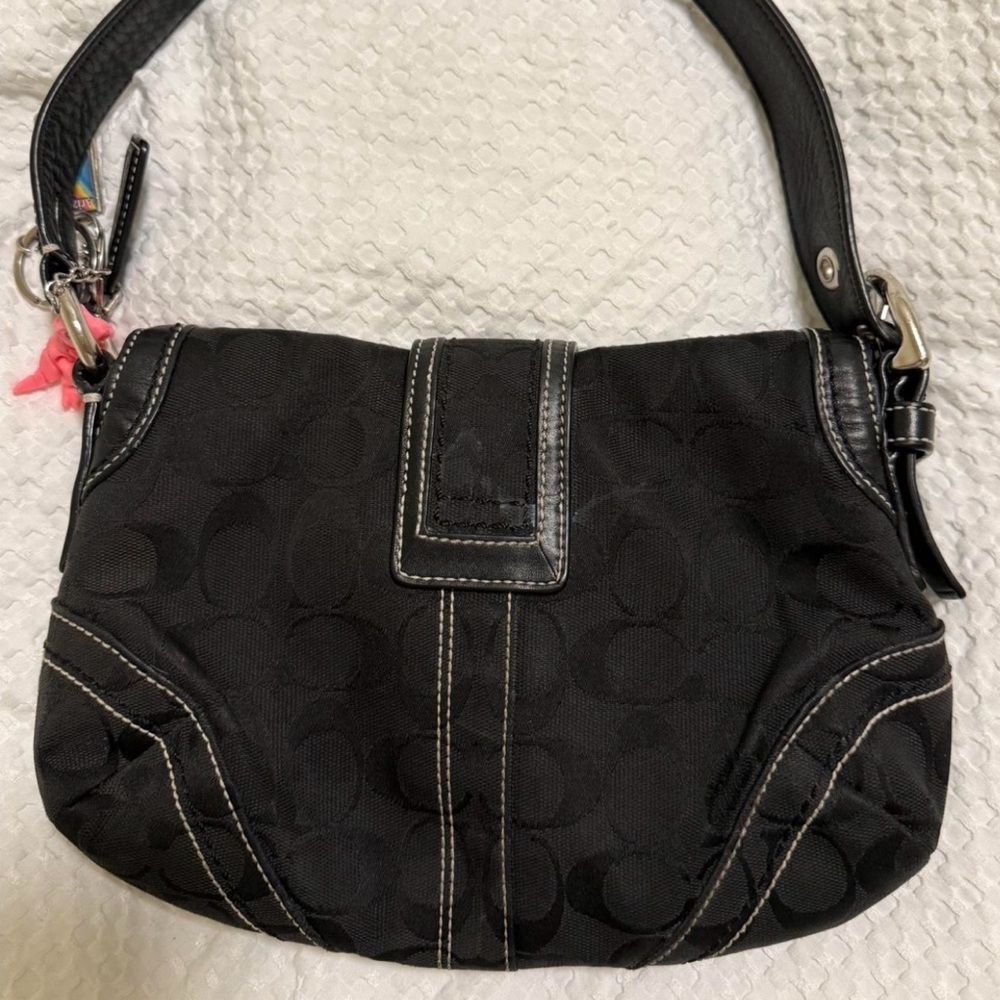 Coach SoHo Monogram Mini Shoulder Bag y2k - Picture 3 of 6